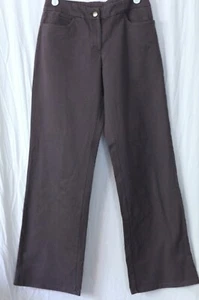 EILEEN FISHER PETITE Grey Cotton/Lycra Five Pocket Front Zip Jeans Sz P/Pet EXC - Picture 1 of 3