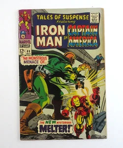 Tales of Suspense 89 (1967) Iron Man and Captain America Red Skull Marvel S - Picture 1 of 11