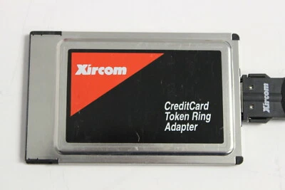 XIRCOM CT-16CTP CREDITCARD TOKEN RING ADAPTER PCMCIA WITH DB9 CABLE - Image 1 of 4