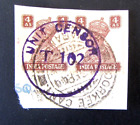Censored #176 (pair) on Piece Cancelled 1940 with added Unit Censor T102