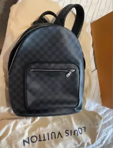 LOUIS VUITTON Josh backpack Damier Graphite Black Gray N40365 - Picture 1 of 8