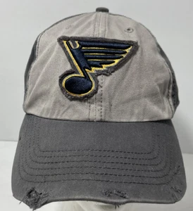 St. Louis Blues American Needle Distressed NHL Strapback Baseball Cap Hat Medium - Picture 1 of 8