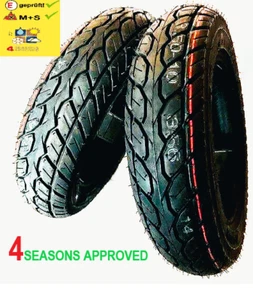 Allwetter A-Line Reifen Satz  3.50 -10 Roller NOVA Alpha Scooter 51J  TL  M+S - Bild 1 von 14