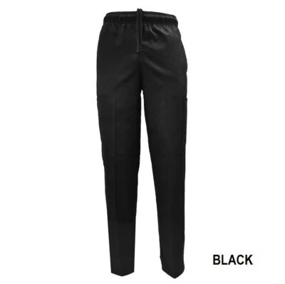Natural Uniforms 2XL Unisex 3 PK 6 Pocket Chefs Pants Black MSRP $59.79 NWT - Image 1 of 4