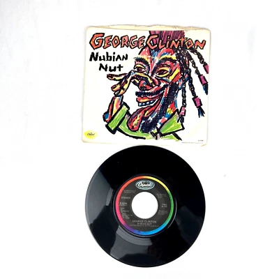 GEORGE CLINTON  Nubian Nut / Free Alterations Capitol Records 45 1982 Foto 1 de 2