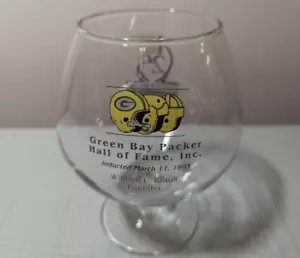 1995 Green Bay Packers Hall of Fame Glass 25th Anniversary William L Brault - Picture 1 of 4