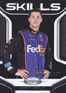 2016 Certified (Panini) NASCAR Racing Skills Insert #S18 Denny Hamlin 136/199
