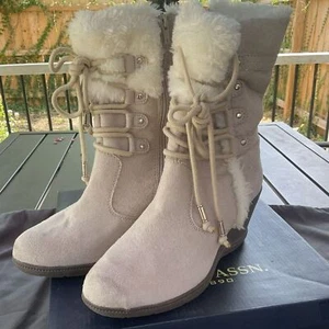 US Polo Association Wedge Boots - Picture 1 of 9