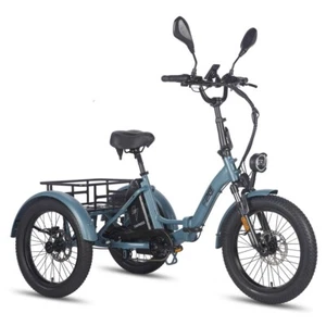 Faltbares Elektro Dreirad 20 Zoll Cargo Trike 3-Rad Fahrrad 500W 21Ah 30km/h - Bild 1 von 6