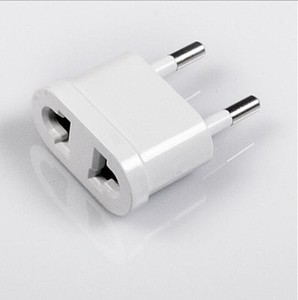 2PCS Travel Charger Wall AC Power Plug Adapter Converter US USA to EU Euro`uk