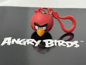 NUEVO Angry Birds Serie 1 Perchas Figura Único Pájaro Rojo Llavero Clip Suelto - Imagen 1 de 3