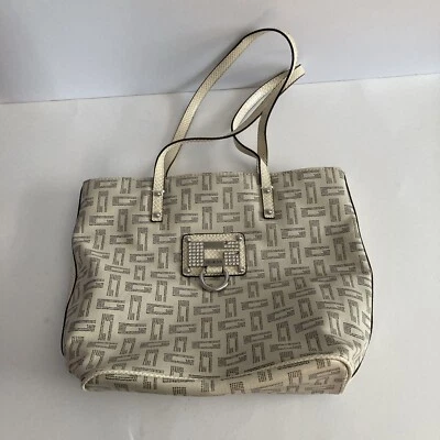 Bolso de hombro GUESS Naomi para mujer color crema Foto 1 de 4