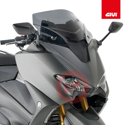 GIVI CUPOLINO SPOILER SPORTIVO FUMÈ BASSO D2147B PER YAMAHA TMAX 560 2020-2021 - Immagine 1 di 4