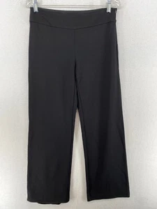 EILEEN FISHER Petite Pants PS Stretch Viscose Ponte Straight Leg Black - Picture 1 of 11