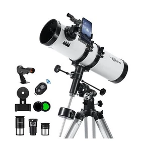 Telescope 130EQ Astronomical Reflector Telescope - Manual Equatorial Telescop... - Picture 1 of 8