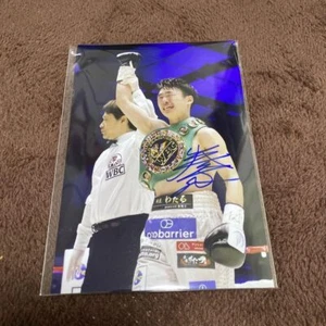 Kenshiro Teraji WBC Champ signed Foto 2022 Autogramm Boxen Japan - Bild 1 von 2