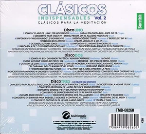 Clasicos Indispensables Vol 2 CAJA DE CARTON 3CD Beethoven,Vivaldi,Mozart,Chopin - Picture 1 of 2