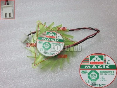 5010 MAGIC MGA5012XR-O10 MGA5012XR-A10 Graphics card fan 12V 0.19A 2Wire 2-Pin - Image 1 of 3