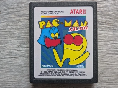 PAC-MAN ARCADE - Atari 2600 Cartridge Only - AUTHENTIC AtariAge Homebrew - Image 1 of 4