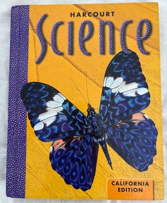 Vintage 2000 Harcourt Science Hardcover Textbook California Ed. Foto 1 de 4