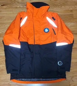 Mustang Survival Catalyst Flotation Coat Model JC12 MC5445 Orange Medium *USED* - Picture 1 of 8