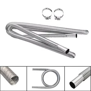 25mm Diameter Exhaust Pipe 300cm Stainless Steel for Diesel Heater Systems - Picture 1 of 7