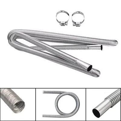 25mm Diameter Exhaust Pipe 300cm Stainless Steel for Diesel Heater Systems - Image 1 of 4