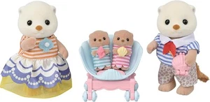 Sylvanian Families SEA OTTER FAMILY FS-54 Calico Critters Epoch Japan - Picture 1 of 4
