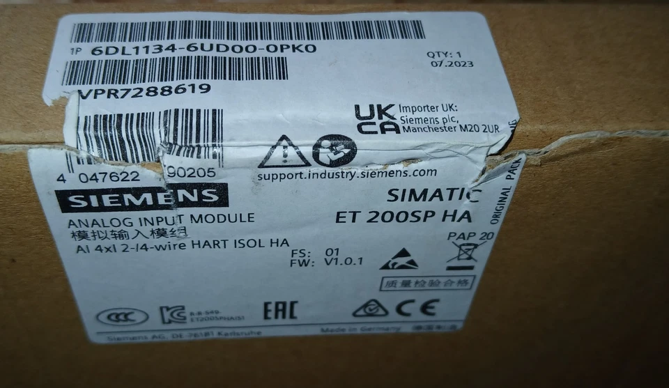 simatic et200sp.ha  AL 4XL-2/4 6DL1134-6UD00-OPK0 - Immagine 1 di 1