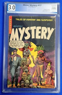 Mister Mystery #17 PGX 3.0 GD/VG Stanley Morse 1954 Pre-Code Horror NOT CGC - Image 1 of 3
