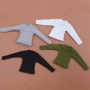 Maßstab 1/12 Langarm T-Shirt Oberteil Kleidung Modell für 6" schmale Actionfigur BodgV - Bild 1 von 24
