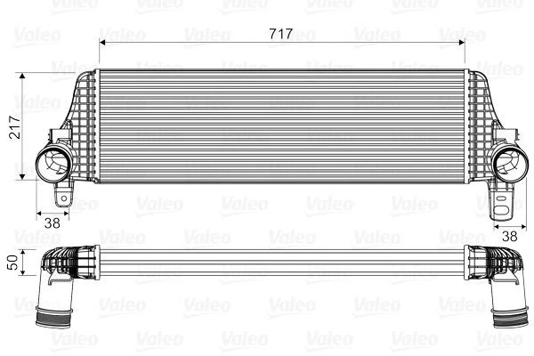 Valeo Intercooler Turbo Adatto Per VW California Multivan Transporter - Immagine 1 di 1