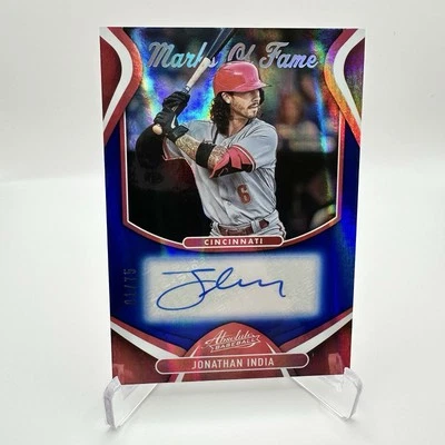 2023 Panini Absolute - Marks Of Fame Auto - Jonathan India - 01/75 - Image 1 of 3