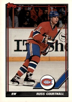 1991-92 Topps #119 Russ Courtnall - Image 1 of 2