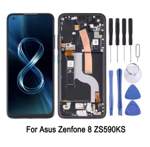 For ASUS Zenfone 8 ZS590KS OEM LCD Display+Touch Screen Digitizer W/Frame Black - Picture 1 of 1