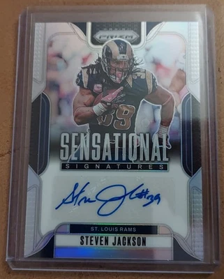 Steven Jackson 2024 Prizm Sensational Signatures Auto /149 #SS-SJN - Image 1 of 2