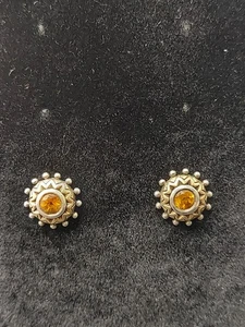Barbara Bixby Ohrringe Sterlingsilber/18 Karat Gold Citrin - Bild 1 von 7