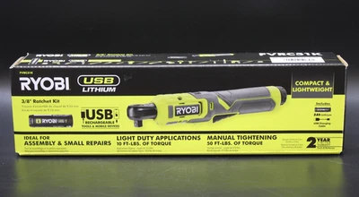 Ryobi Tools FVRC51K 3/8" Ratchet Kit *Brand New* Pre-owned* FREE SHIPPING - Image 1 of 4