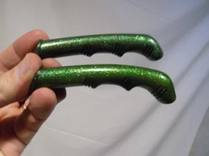 1968-73 SCHWINN GRÜNE HEBELABDECKUNGEN ERBSENPFLÜCKER KRATE STINGRAY FASTBACK RACER STIK - Bild 1 von 8