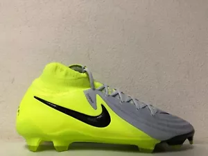 Nike Phantom Luna II Pro FG Mtlc Silver Black Volt FJ2575-003 Size 9.5 - Picture 1 of 8
