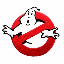 Ghostbusters No Ghost Embroidered Sew/Iron On Patch 4"