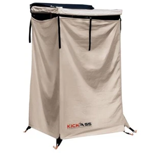 KickAss Premium Shower Awning with Roof & LED Light Strip - Picture 1 of 12