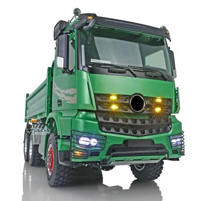 LESU 1/14 RC Metal Hydraulic Dumper 3Axles 3-way Tipper W/ Radio Battery RTR - Image 1 of 4