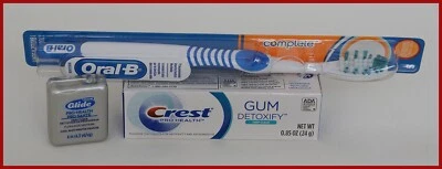 Pasta de dientes de limpieza profunda Crest Pro Health Gum Detoxify tamaño de viaje 0,85 oz 8/2024 Foto 1 de 3