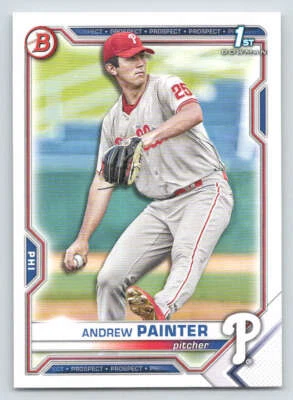 2021 Bowman Draft #BD10 Andrew Painter (ref 223607) - Image 1 of 2