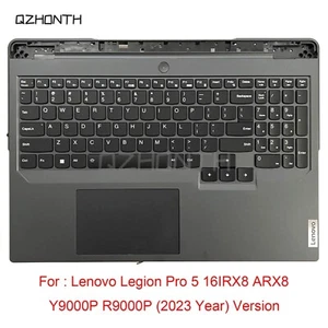 New For Lenovo Legion Pro 5 16IRX8 ARX8 Palmrest w/ Backlit Keyboard 5CB1L30890 - Afbeelding 1 van 5