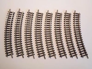 MINITRIX 14912 / 4912 geb. Gleis R1 30° 8 Stück (8676) - Bild 1 von 1