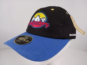The Dankery Cannabis Chiefton Snapback Hat Baseball Cap Black Blue Red - Picture 1 of 13