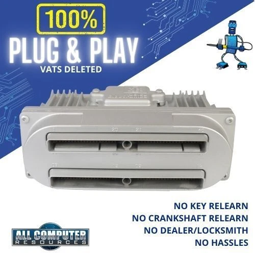 1998 Cadillac DeVille 4.6L 16214848 ECU ECM PCM Computer VATS DELETE — 第 1/4 张图片