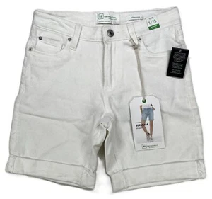 Celebrity Pink Juniors REGeneration Bermuda Blossom Shorts White Sz 1/25 NWT - Picture 1 of 6